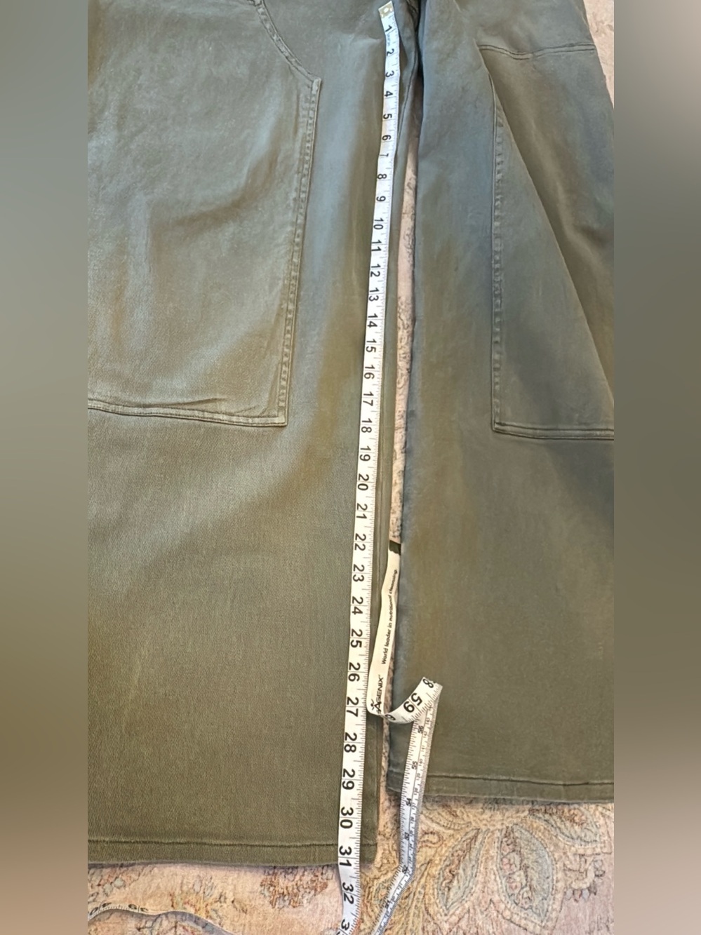 bp Wide Leg Utility Pants in Olive Green - Picture 7 of 11